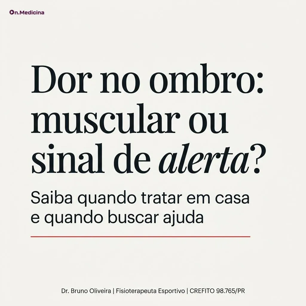 Dor no Ombro — Tipográfico