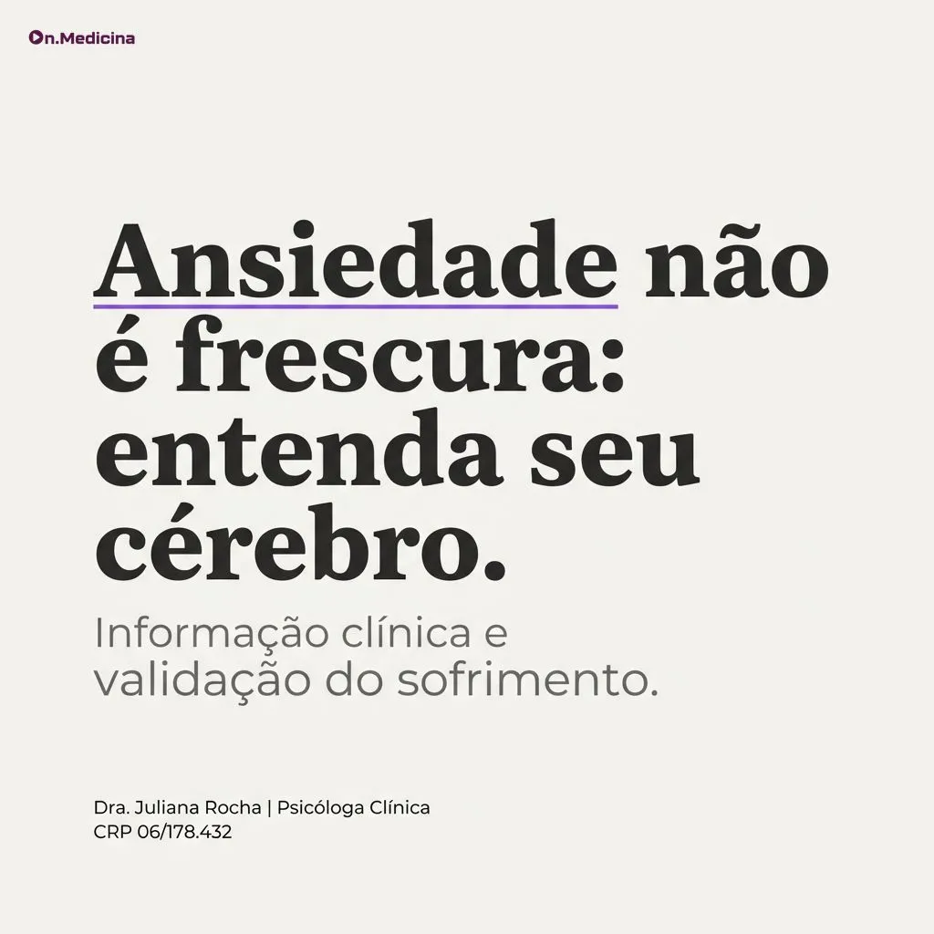 Ansiedade — Tipográfico